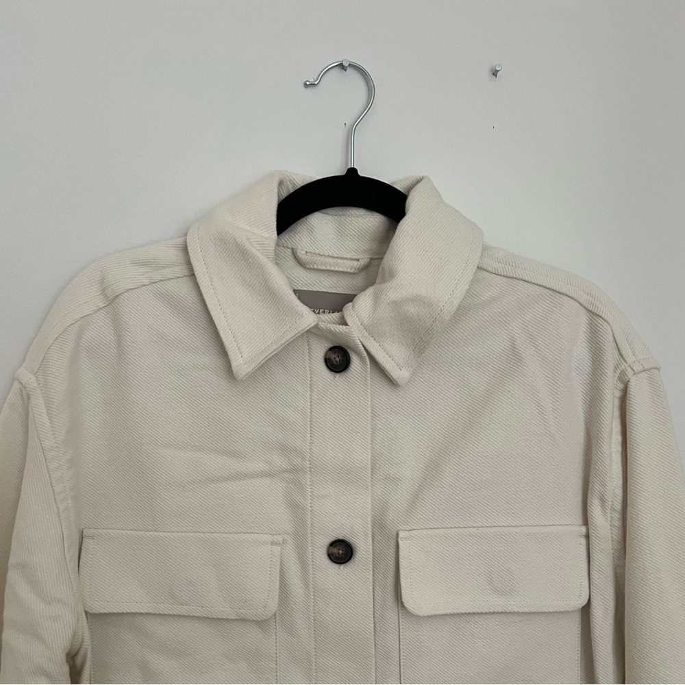 Cream Shirt Jacket